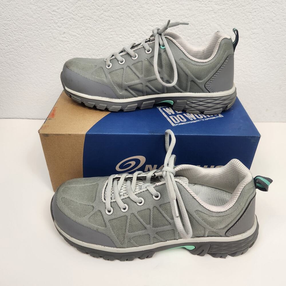 Nautilus Spark Sneaker N2159 Women 7.5 Wide Slip Oil Resistant Carbon Safety Toe